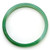 Genuine Green Agate Bangle Bracelet 8.5"