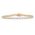 10.75 TCW Round Cubic Zirconia 18k Gold-plated Sterling Silver Tennis Bracelet