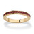 Simulated Birthstone Stackable Eternity Band in Gold-Plated