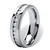 Men's 1.12 TCW Round Cubic Zirconia Eternity Band in Stainless Steel Sizes 8-16