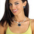 Genuine Bezel-Set Oval Onyx Two-Piece Necklace and Earrings Set in Antiqued Silvertone 16"