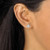Multi-Cut Cubic Zirconia 7 Pair Stud Earrings Set 8.16 TCW in Platinum-plated Sterling Silver