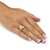 4 TCW Round Cubic Zirconia Solitaire Engagement Anniversary Ring in 18k Gold-Plated