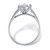 Marquise-Cut Cubic Zirconia Solitaire Wide Band Ring 2.48 TCW in Sterling Silver