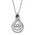 1.25 TCW Cubic Zirconia "CZ in Motion" Double Loop Necklace in Platinum over Sterling Silver 18"