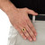 Genuine Emerald-Cut Onyx and Diamond Accent Men's Ring in Solid 10k Yellow Gold