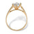 Marquise-Cut Cubic Zirconia Solitaire Engagement Anniversary Ring 2.48 TCW in Gold-Plated