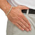 Men's Diamond Accent Pave-Style Two-Tone Fancy-Link Bracelet Yellow Gold-Plated 8.5"
