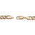 Figaro-Link Necklace in Yellow Goldtone 24" (9mm)