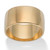 Polished Wedding Band in 14k Gold over .925 Sterling Silver (11.5mm) Sizes 5-16
