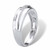 Men's Diamond Accent Band in Platinum-plated Sterling Silver