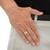 Men's Diamond Accent Band in Platinum-plated Sterling Silver