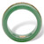 Genuine Green Jade "Greek Key" Ring with 14k Yellow Gold Accents
