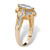 Marquise-Cut Cubic Zirconia Engagement Anniversary Ring 1.03 TCW in Gold-Plated