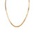 Herringbone Chain Necklace Gold Ion-Plated Stainless Steel 20" Length 2 1/2" Extender 3mm
