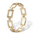 Stackable Paperclip Link Eternity Ring 10K Yellow Gold