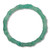 Genuine Green Jade Bamboo Style Stretch Bracelet