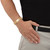 Men's Gold Ion-Plated Stainless Steel Fold Over Clasp ID Bracelet 8 Inch