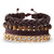 Men's Gold Ion-Plated Stainless Steel And Brown Leather Macrame Multi Strand Bracelet Set 8.5 Inch, Adjustable