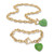 BOGO Buy Our Simulated Birthstone Heart Charm Necklace and Receive Our Simulated Birthstone Heart Charm Bracelet FREE