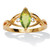 Marquise Cut Cubic Zirconia 14k Yellow Gold-plated Simulated Birthstone Ring