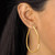 Goldtone 3 Pair Hoop Earrings Set