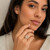 3.20 TCW Marquise-Cut Cubic Zirconia Engagement Anniversary Ring in 18k Gold-plated Sterling Silver 