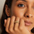 Commitment Symbol Braided Puzzle Ring in Solid 10k Yellow Gold 