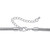 Silvertone Endless Necklace (14mm), Lobster Claw Clasp, 38 Inch length, plus 3 inch extension