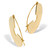 Goldtone Luna Disk Earrings