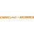 Men's Figaro-Link 2-Piece Chain Necklace and Bracelet Set Gold Ion-Plated 22" 8" (6.5mm)