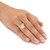 Round Cubic Zirconia 2-Piece Solitaire and Channel-Set Bridal Ring Set 2.93 TCW in Solid 10k Yellow Gold