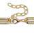 White Curb Link Necklace 24" length plus 3" extension