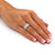 4.80 TCW Baguette Cubic Zirconia Eternity Band in Platinum-Plated    