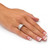 3.81 TCW Princess-Cut Cubic Zirconia Two-Piece Bridal Set in Platinum Plated    