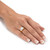 Round Cubic Zirconia 2-Piece Solitaire Wedding Ring Set 3 TCW in 14k Gold-Plated   