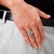 Men's 2.72 TCW Cushion-Cut Fire Topaz and White Sapphire Ring in Platinum-plated 