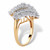 Round Diamond Cluster Ring 1/4 TCW in 18k Gold-plated 