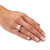 4.79 TCW Round Cubic Zirconia Bypass Ring in 14k Gold-Plated   