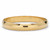 Goldtone Hinged Polished Bangle Bracelet 7.5 inches