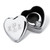 Personalized Inscribed Heart-Shaped Gift Box in Silvertone 1.5"