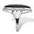 Genuine Black Onyx Oval Cabochon Ring in Sterling Silver 