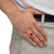 Men's 3.55 TCW Emerald-Cut Faceted Genuine Red Garnet and Diamond Accent Etched Ring 18k Gold-Plated