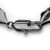 Men's Curb-Link Chain Bracelet Black Ruthenium-Plated 10" (12mm)