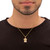 Men's 1/10 TCW Diamond Two-Tone Gold-Plated Sterling Silver Crucifix Pendant Necklace 20"