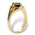 Oval-Cut Genuine Garnet Vintage-Style Ring 1.40 TCW Yellow Gold-Plated