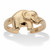 Elephant 18k Gold-plated Sterling Silver Adjustable Toe Ring