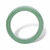 Genuine Green Jade Polished Eternity Ring