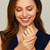Genuine Green Jade Polished Eternity Ring