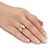 Round Genuine Diamond Heart Ring 1/10 TCW 18K Gold Plated